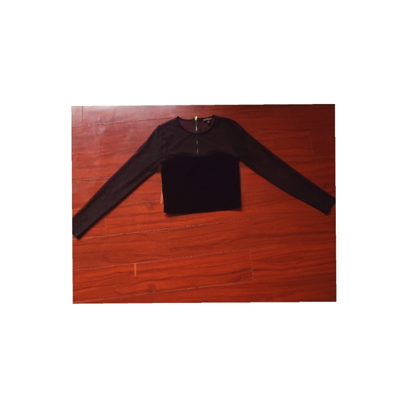 Suede Crop Top - Picture 2 of 2